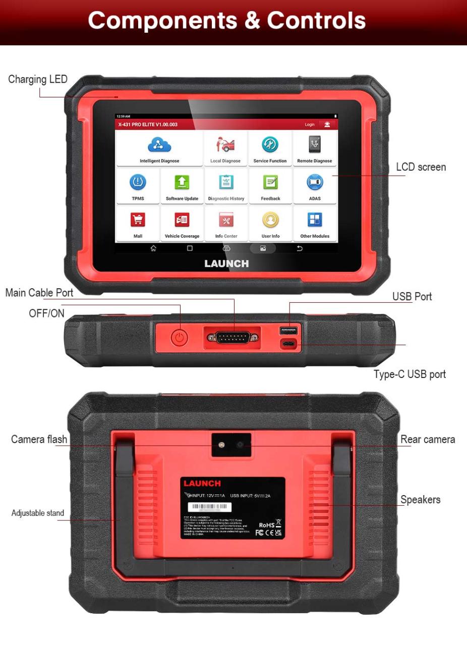 launch x431 pro elite package list